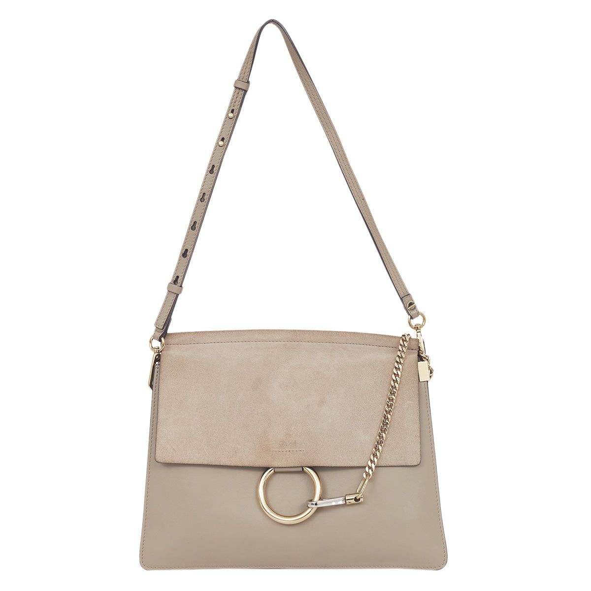 Bolsa Chloé Faye Bag Cinza