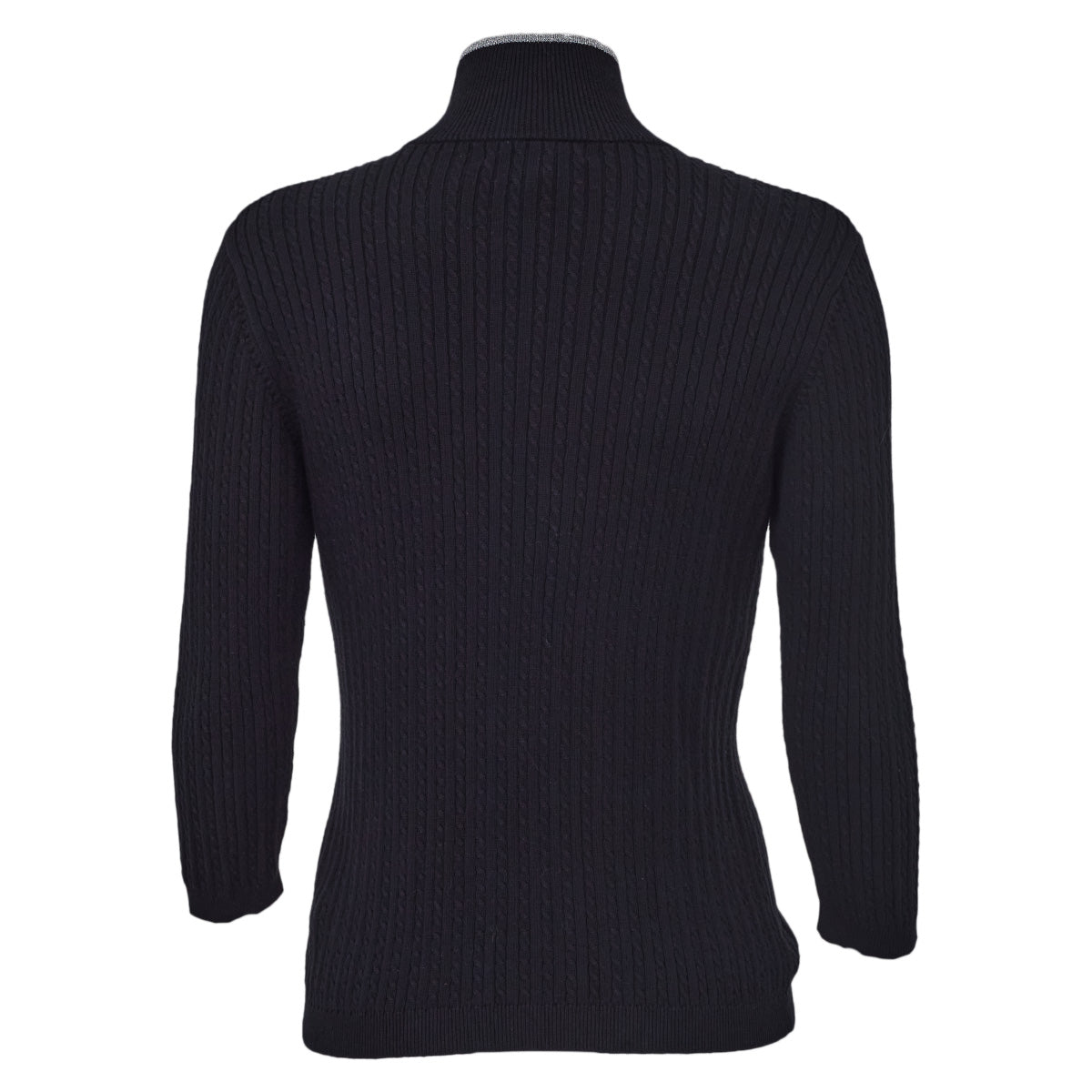 Blusa Ralph Lauren Tricot Preto Tam. P Br