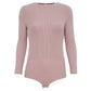 Body Paula Raia Tricot Rosa Claro Tam. M Br