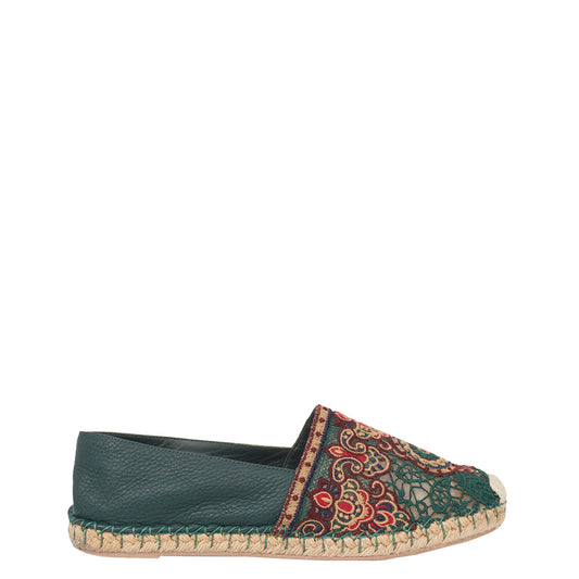 Espadrille Valentino Verde Bordada Tam. 39 Br