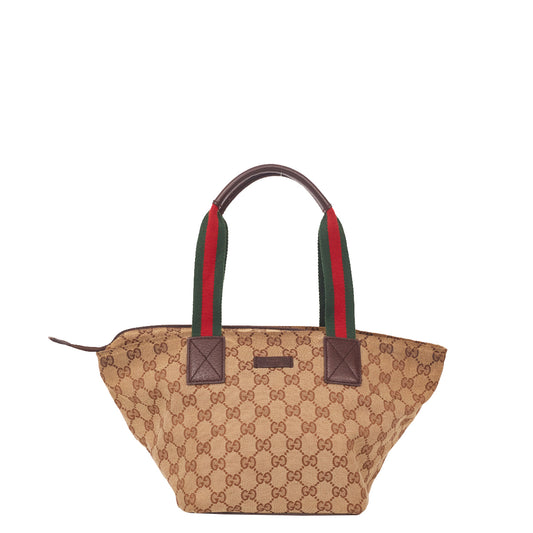 ⁠Bolsa Gucci Tote Canvas