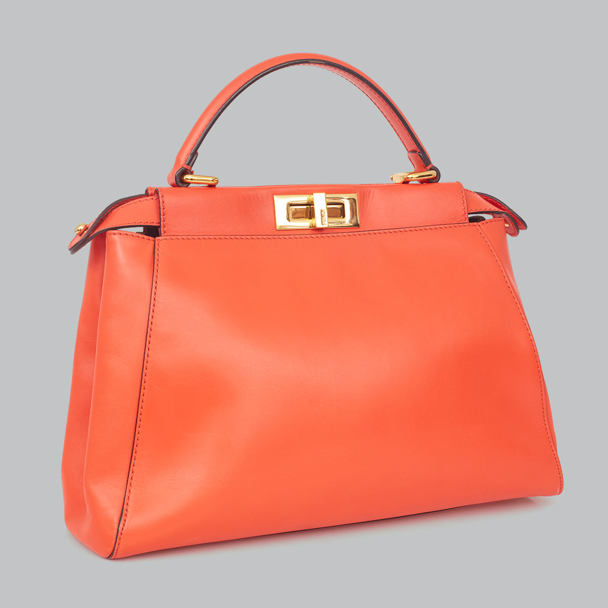 Bolsa Fendi Peekaboo Laranja