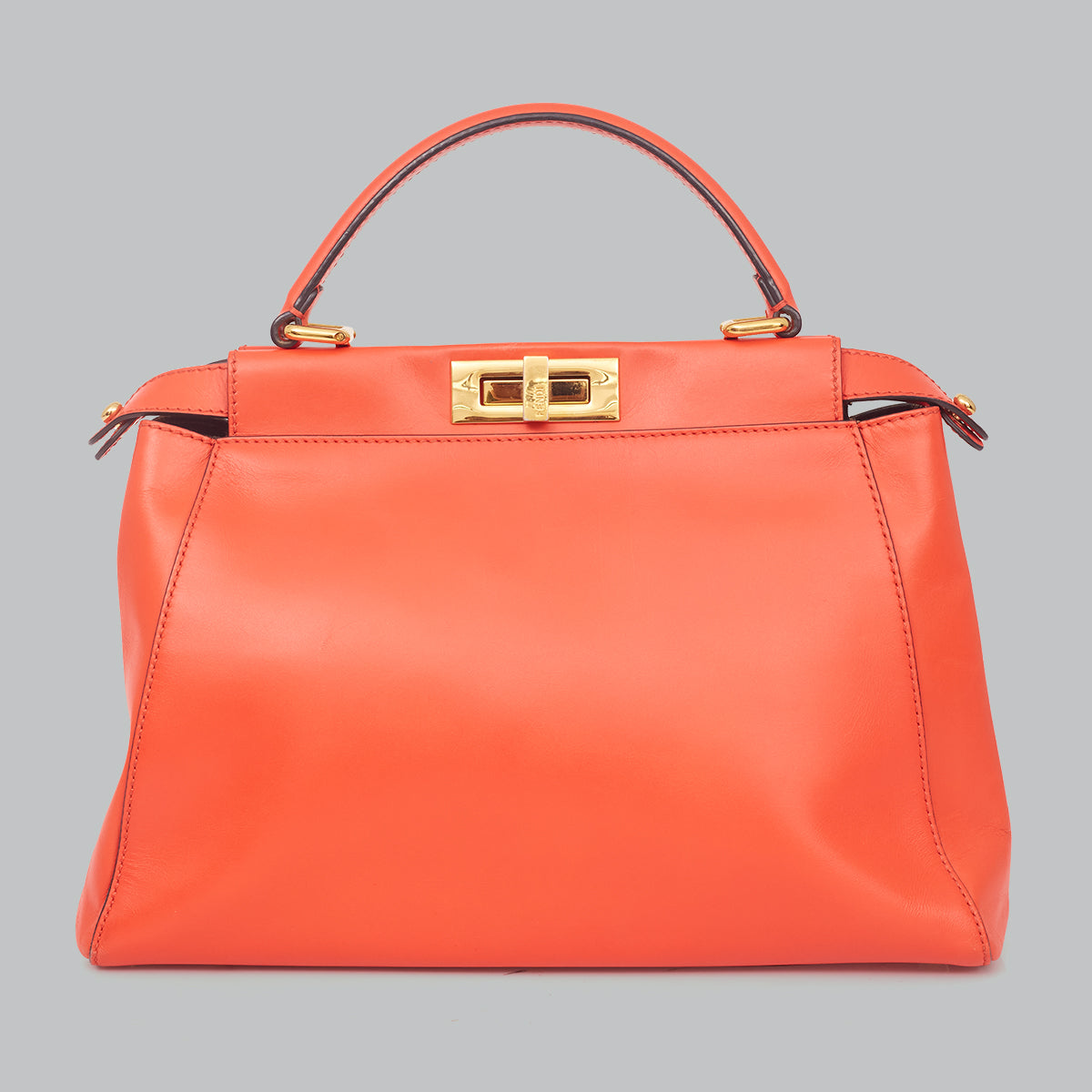 Bolsa Fendi Peekaboo Laranja