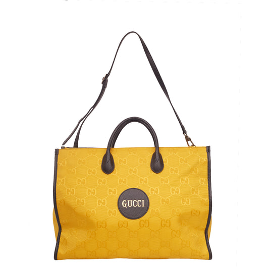 ⁠Bolsa Gucci Tote Off The Grid Amarela