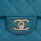 Bolsa Chanel Double Flap Maxi Azul