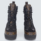 ⁠Bota Louis Vuitton com Monograma Preta Tam. 35 Br