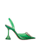 Scarpin Amina Muaddi Rosie Verde Tam. 34 Br