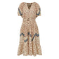 ⁠Vestido Ulla Johnson Estampado Tam. PP Br