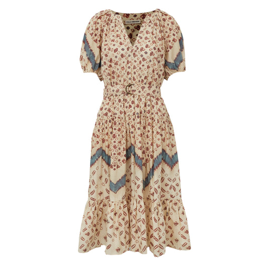 ⁠Vestido Ulla Johnson Estampado Tam. PP Br