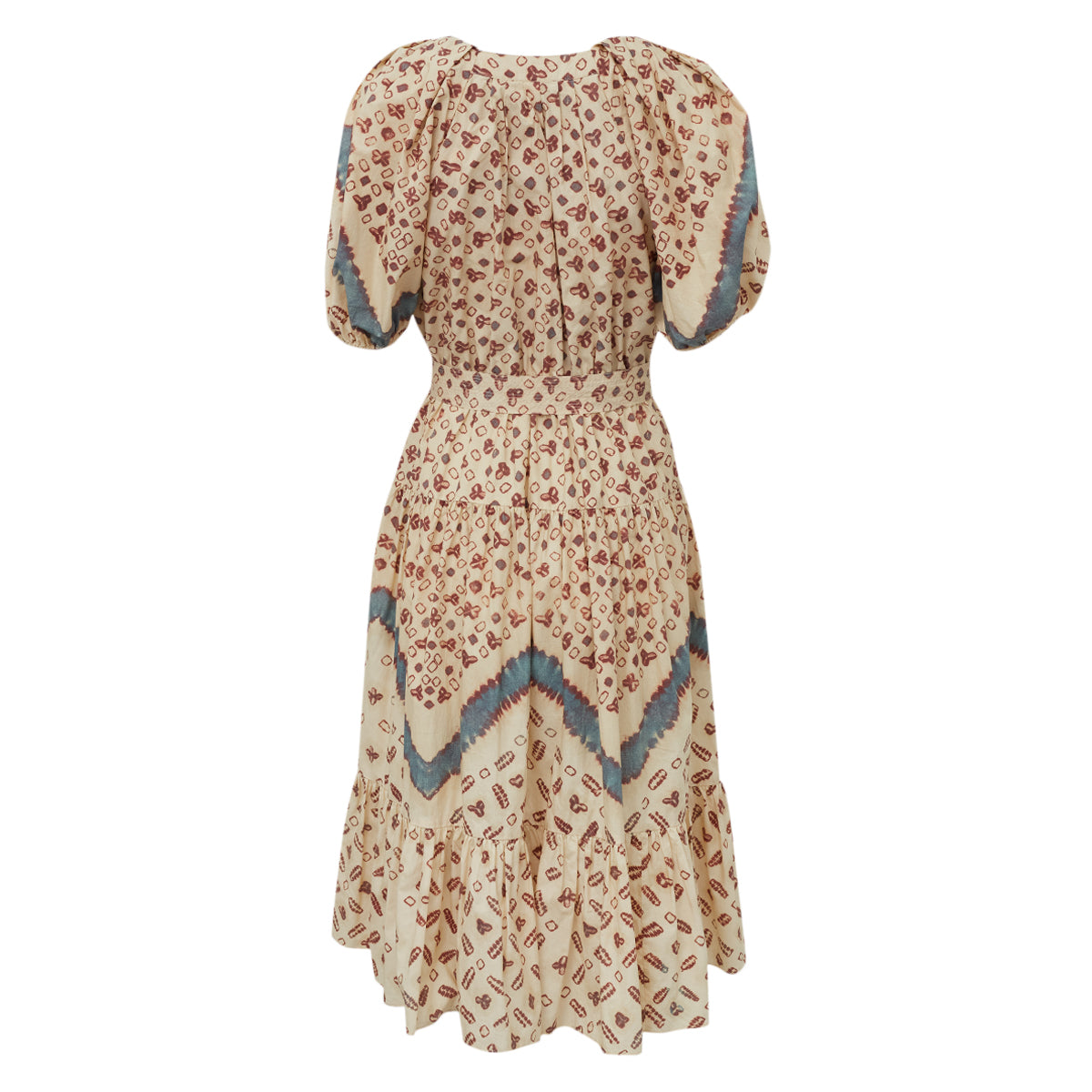 ⁠Vestido Ulla Johnson Estampado Tam. PP Br