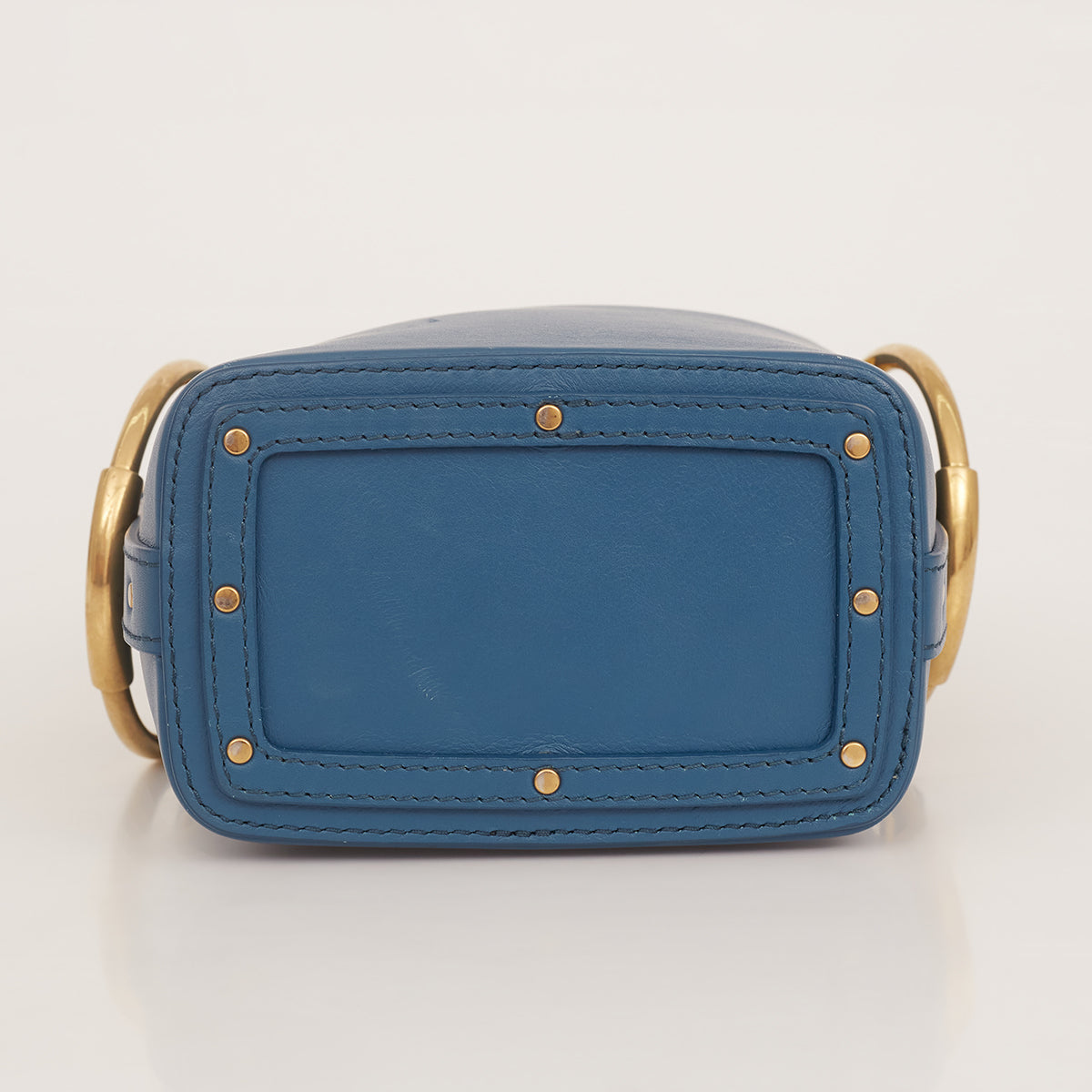 Bolsa Chloé Mini Roy Bucket Azul