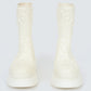 Bota Valentino Atelier Rose Tall Rain Boots Off White Tam. 36BR