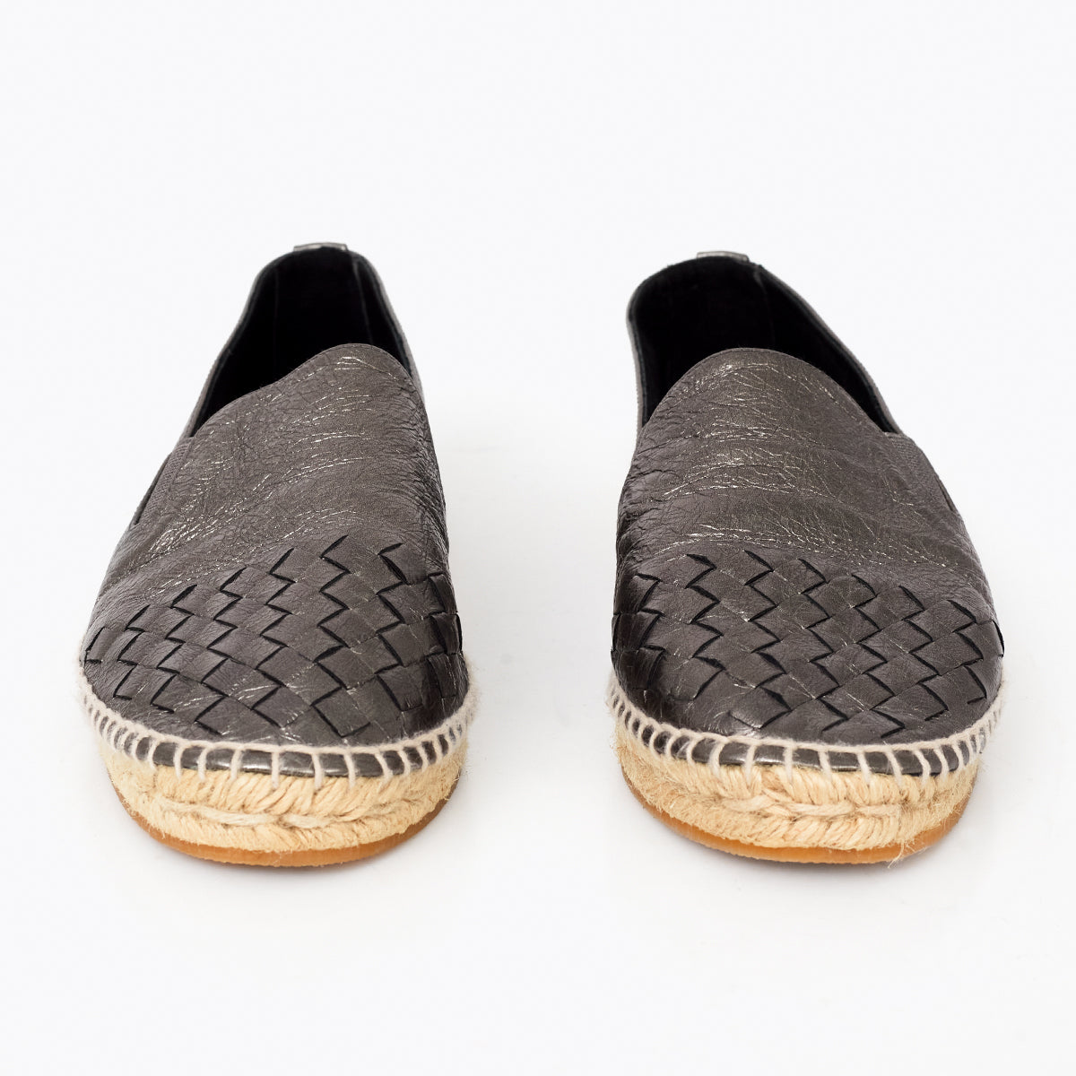 ⁠Espadrille Bottega Veneta Metalizada Tam. 37 Br