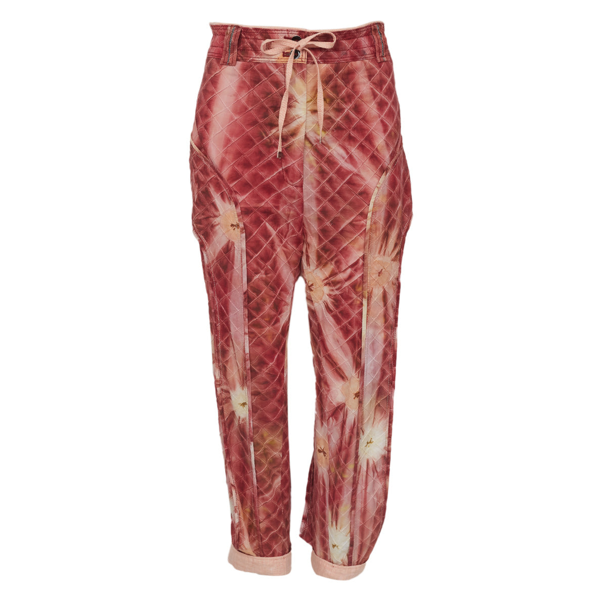 ⁠Calça De Goye Estampada Rosa Tam. 34 Br