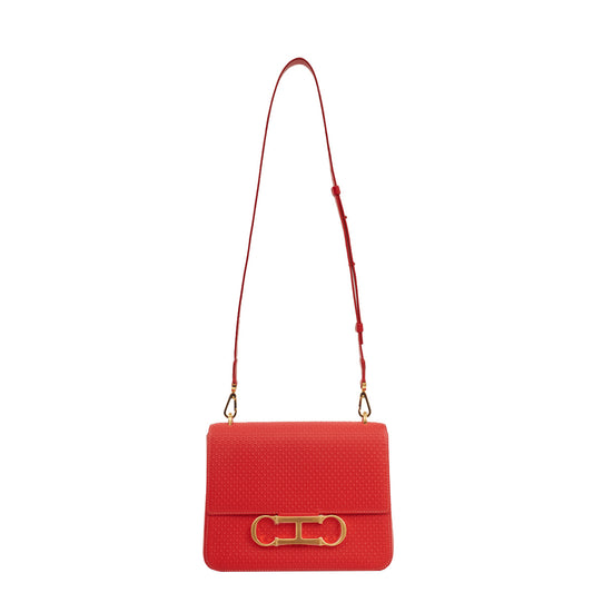 Bolsa Carolina Herrera Initials Vermelha