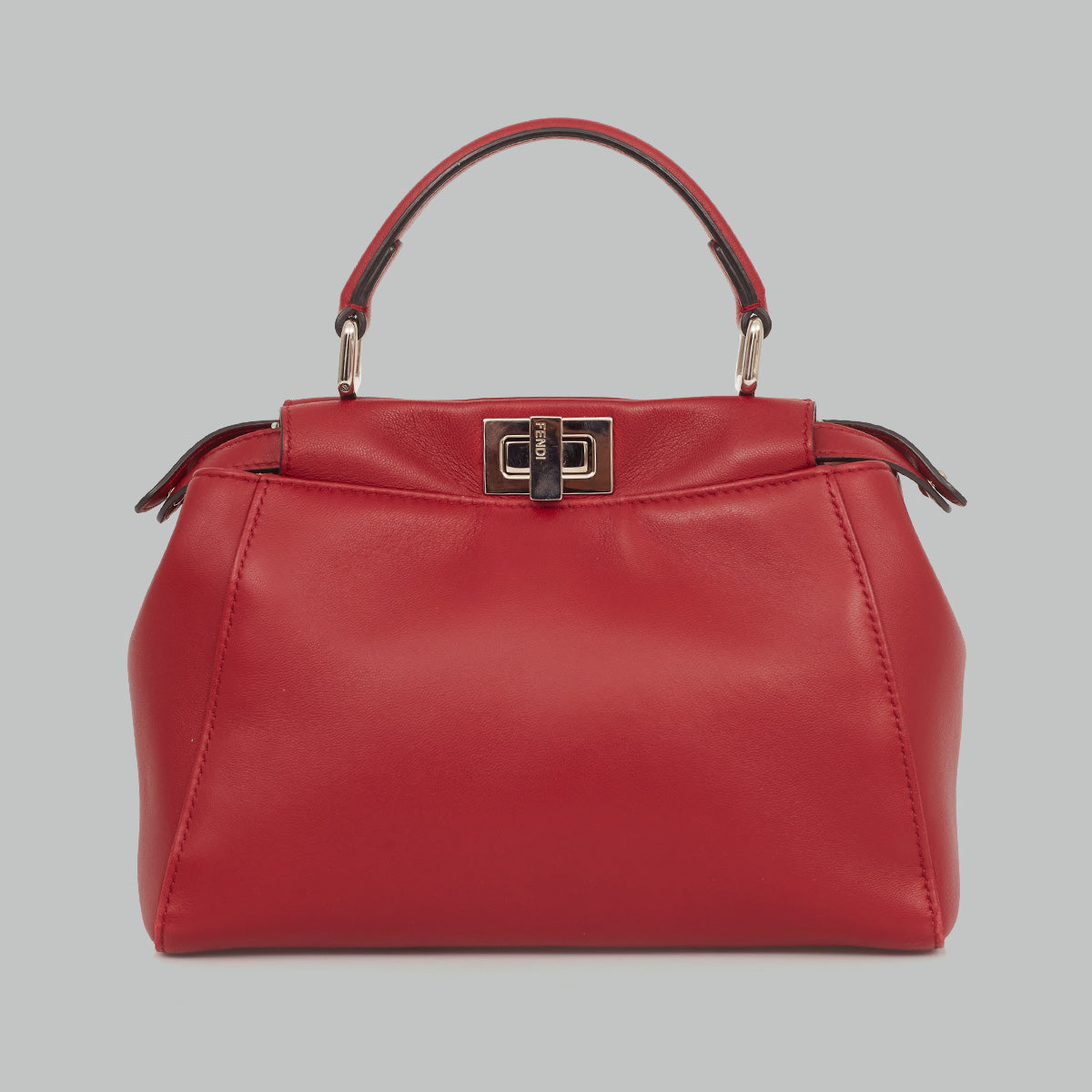 Bolsa Fendi Peekaboo Small Vermelha