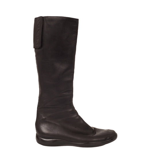 Bota Prada Longa Preta Tam. 35,5 Br