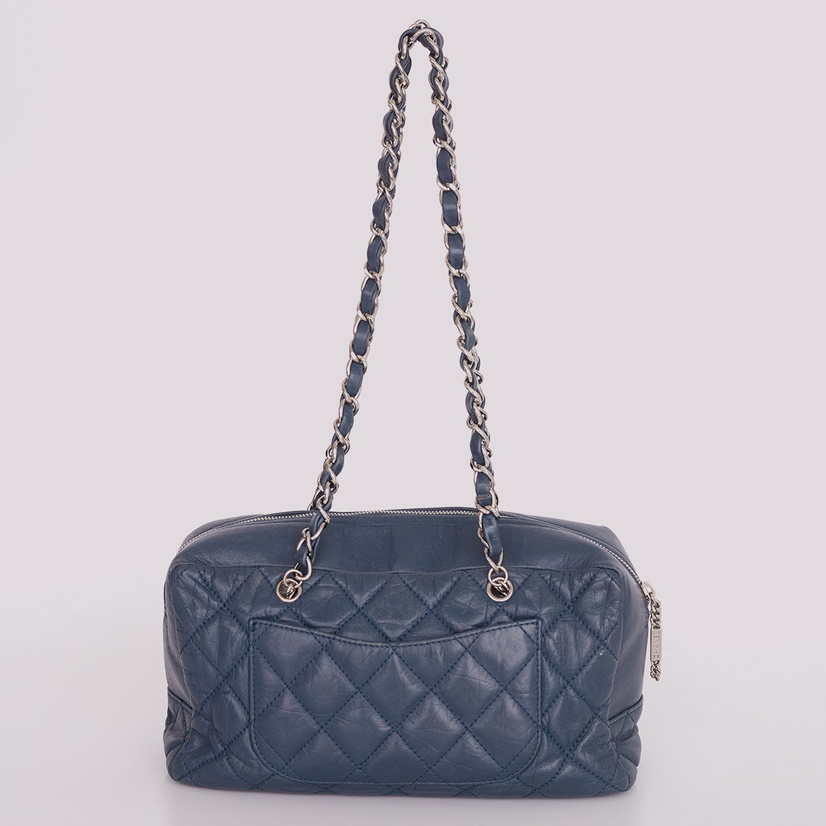 Bolsa Chanel Club Bowler Azul