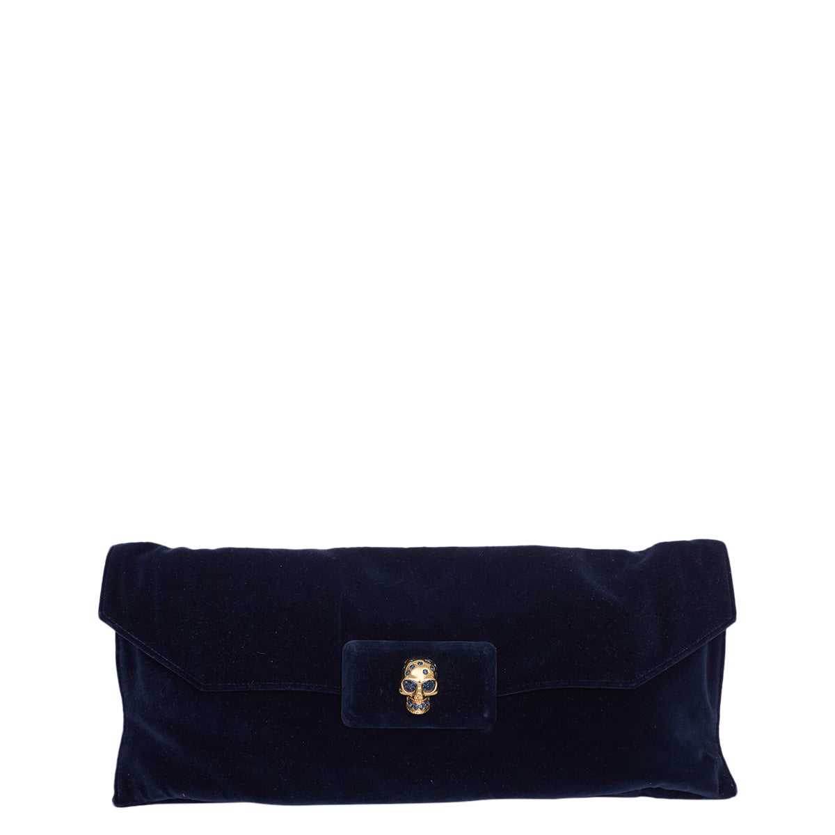 Clutch Alexander McQueen Azul Marinho