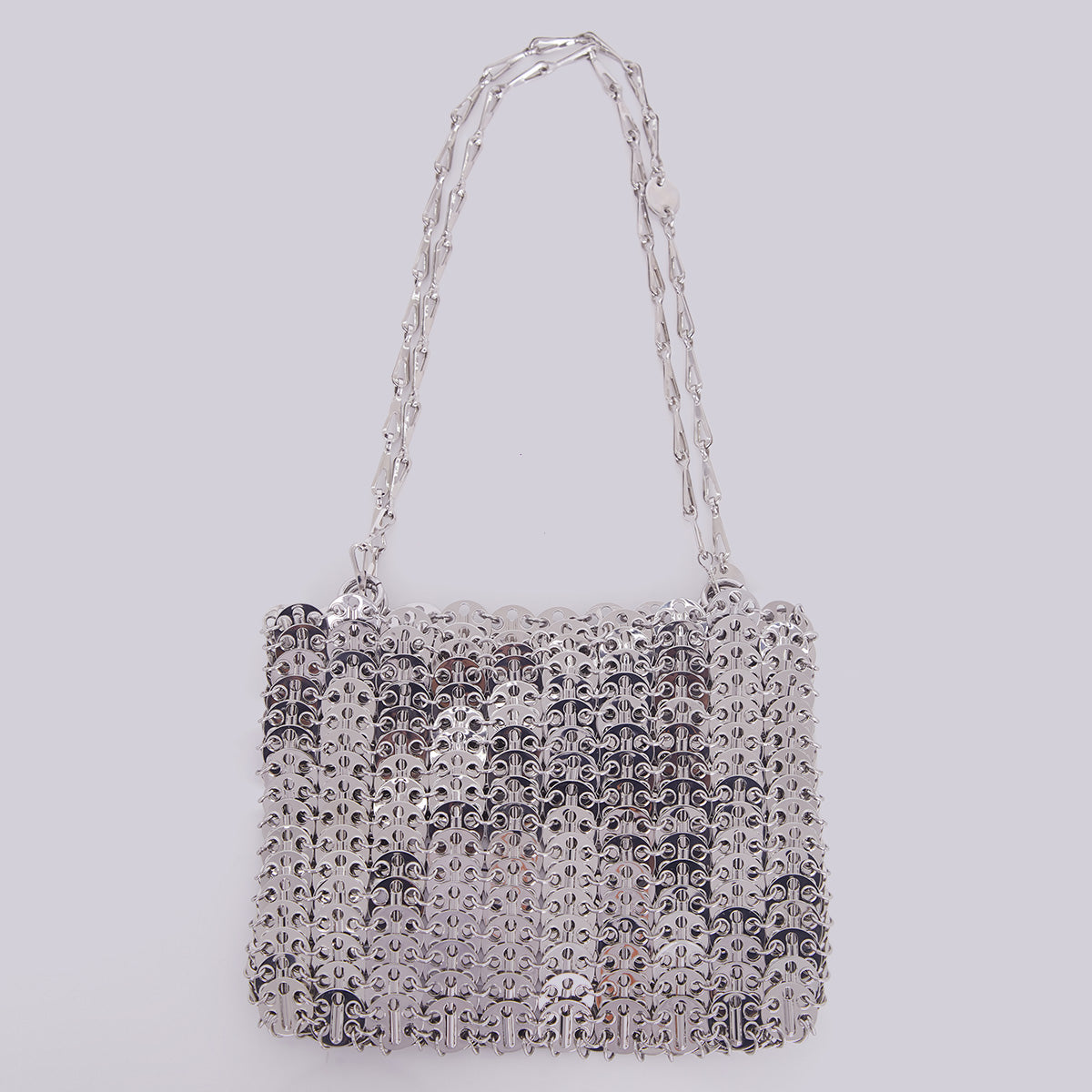 Bolsa Paco Rabanne Metal Prata