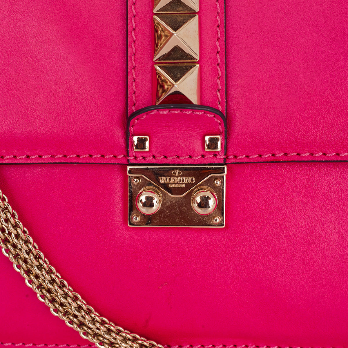 Bolsa Valentino Glam Lock Pink