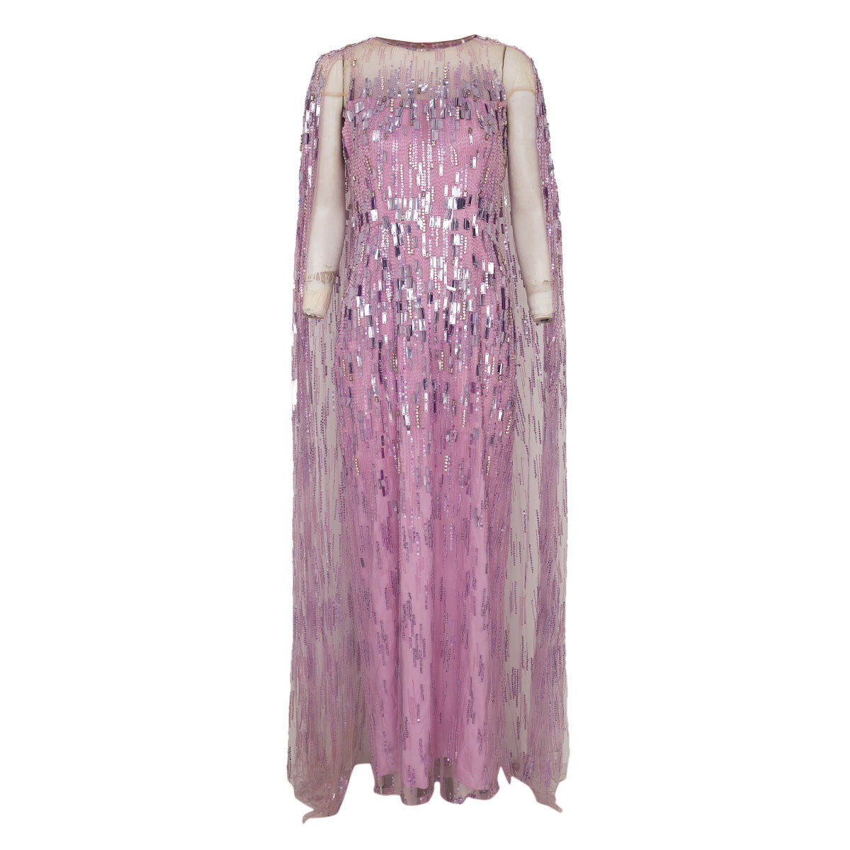 Vestido Jenny Packham Lilás Bordado Tam. 38 Br