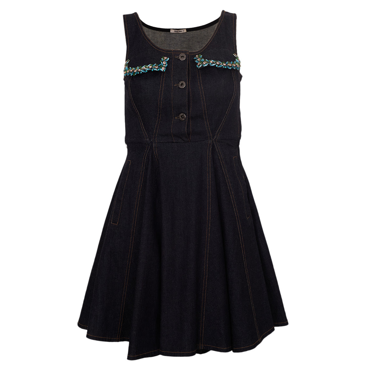 Vestido Miu Miu Jeans Tam. 34 Br