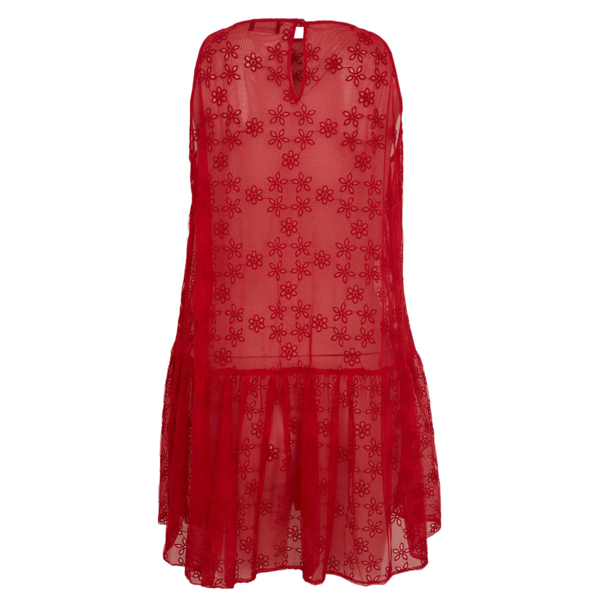 Vestido Ermano Renda Vermelho Tam. 38 Br