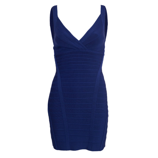 Vestido Herve Leger Azul Tam. M Br