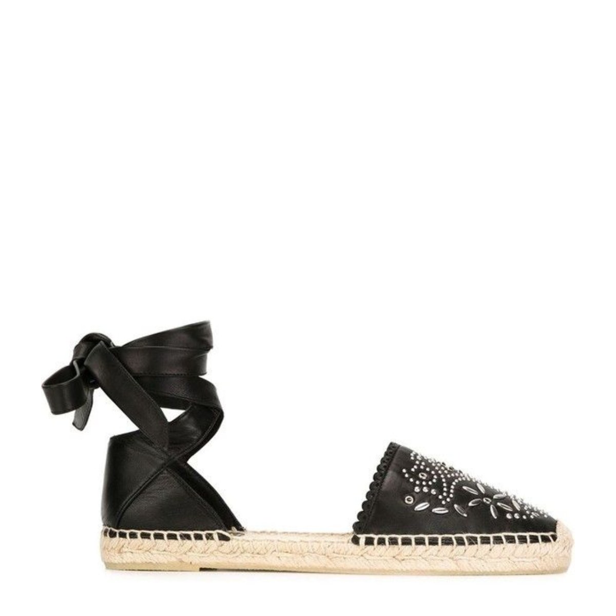 Espadrille Saint Laurent Preta Com Brilho Tam. 39 Br