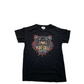 ⁠Camiseta Kenzo Infantil Preta TAM. 12 BR