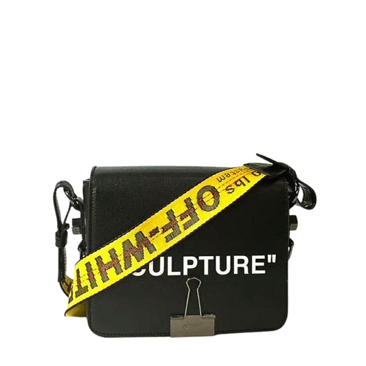 Bolsa Off White Sculpture Preta