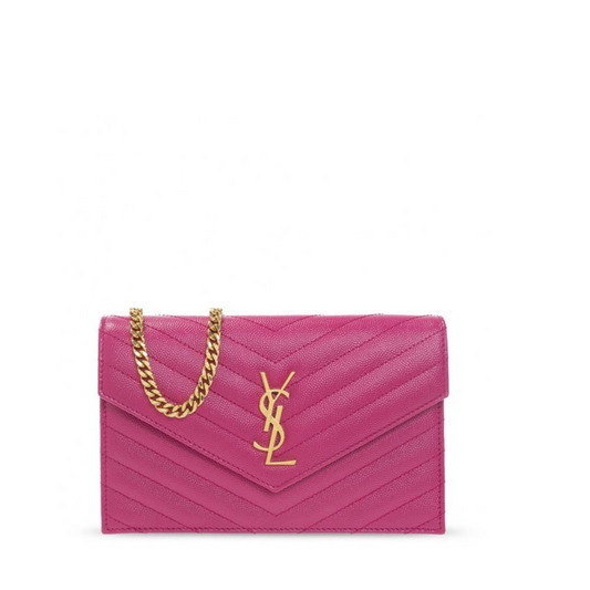 Bolsa Saint Laurent Pequena Pink