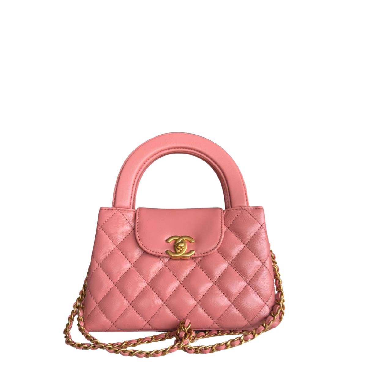 Bolsa Chanel Kelly Mini Shopping Rosa