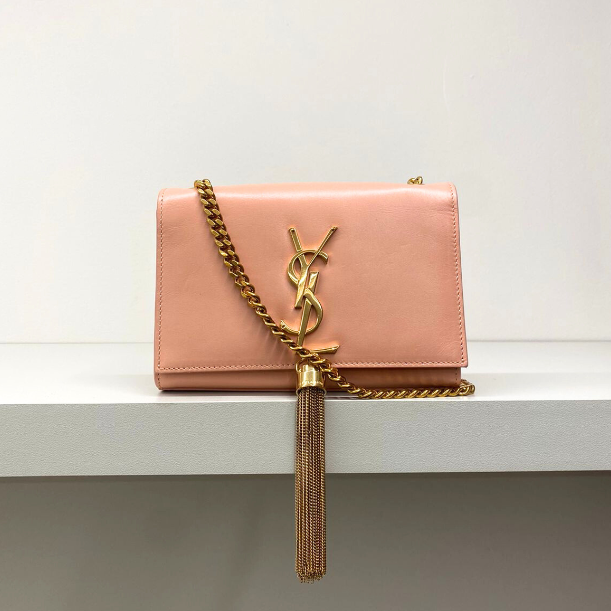 Bolsa Saint Laurent Rosa Kate Tassel Rosa