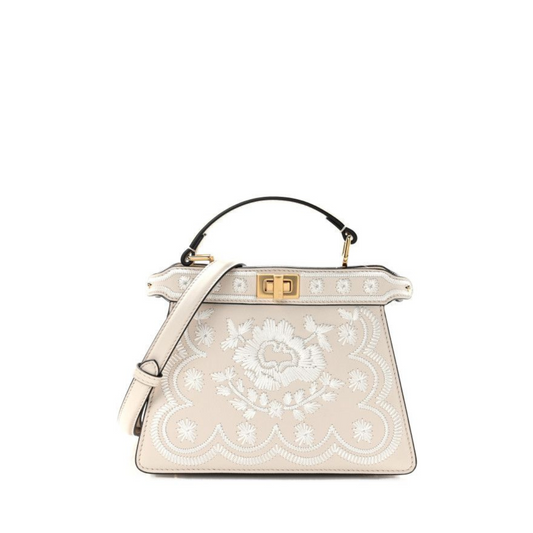 Bolsa Fendi Peekaboo Bordada Small