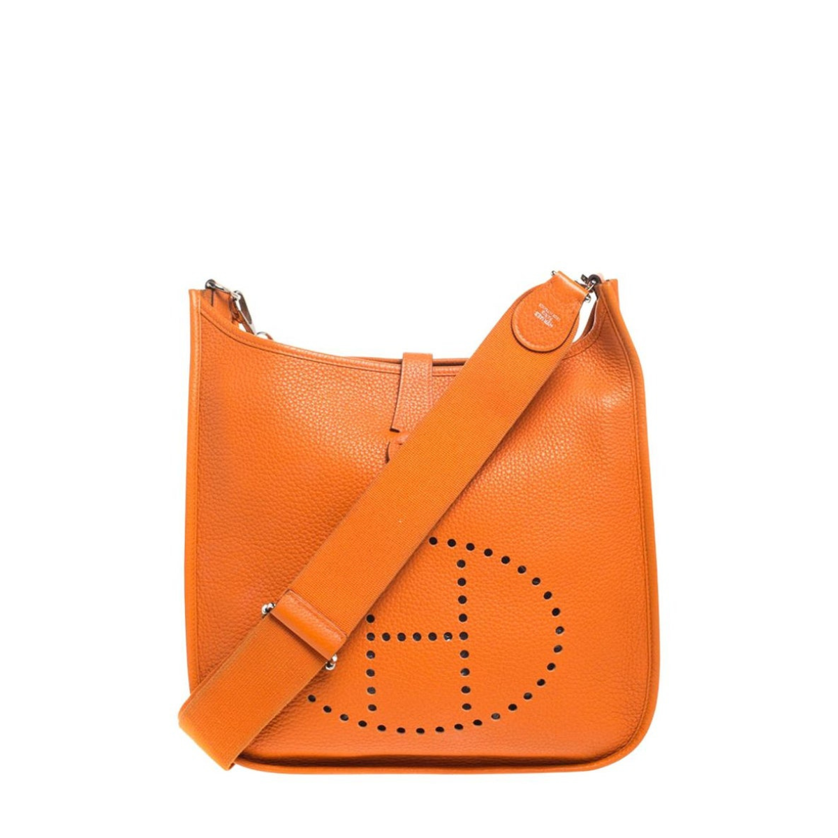 Bolsa Hermès Evelyne Laranja