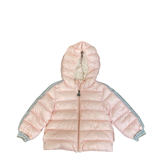 ⁠Conjunto Moncler Rosa Infantil 18/24 Meses