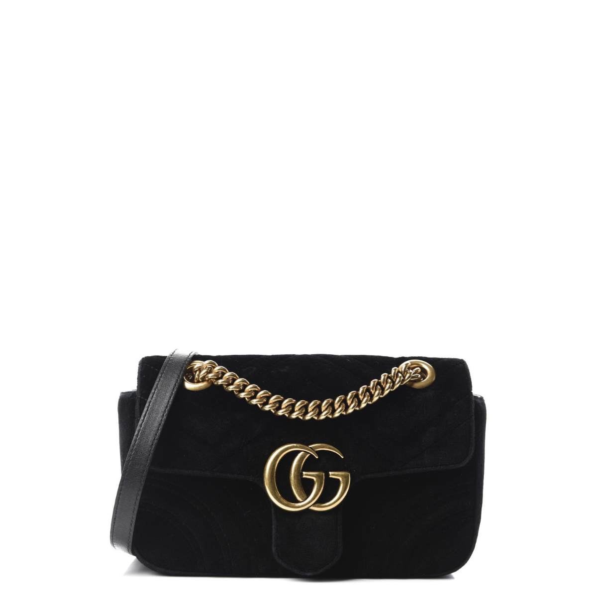 ⁠Bolsa Gucci Marmont Preta