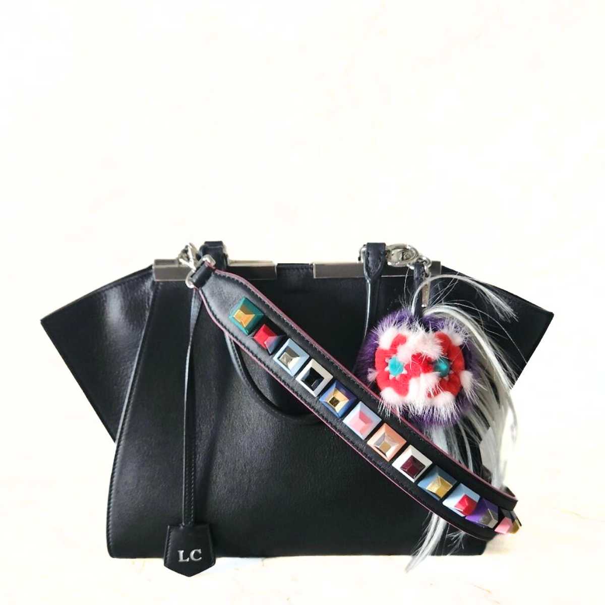 Bolsa Fendi 3 Jours Preta