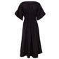 Vestido Tory Burch Longo Preto Tam. M Br