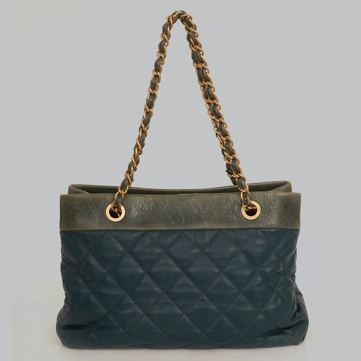 Bolsa Chanel Soft Elegance Tote Verde Escuro