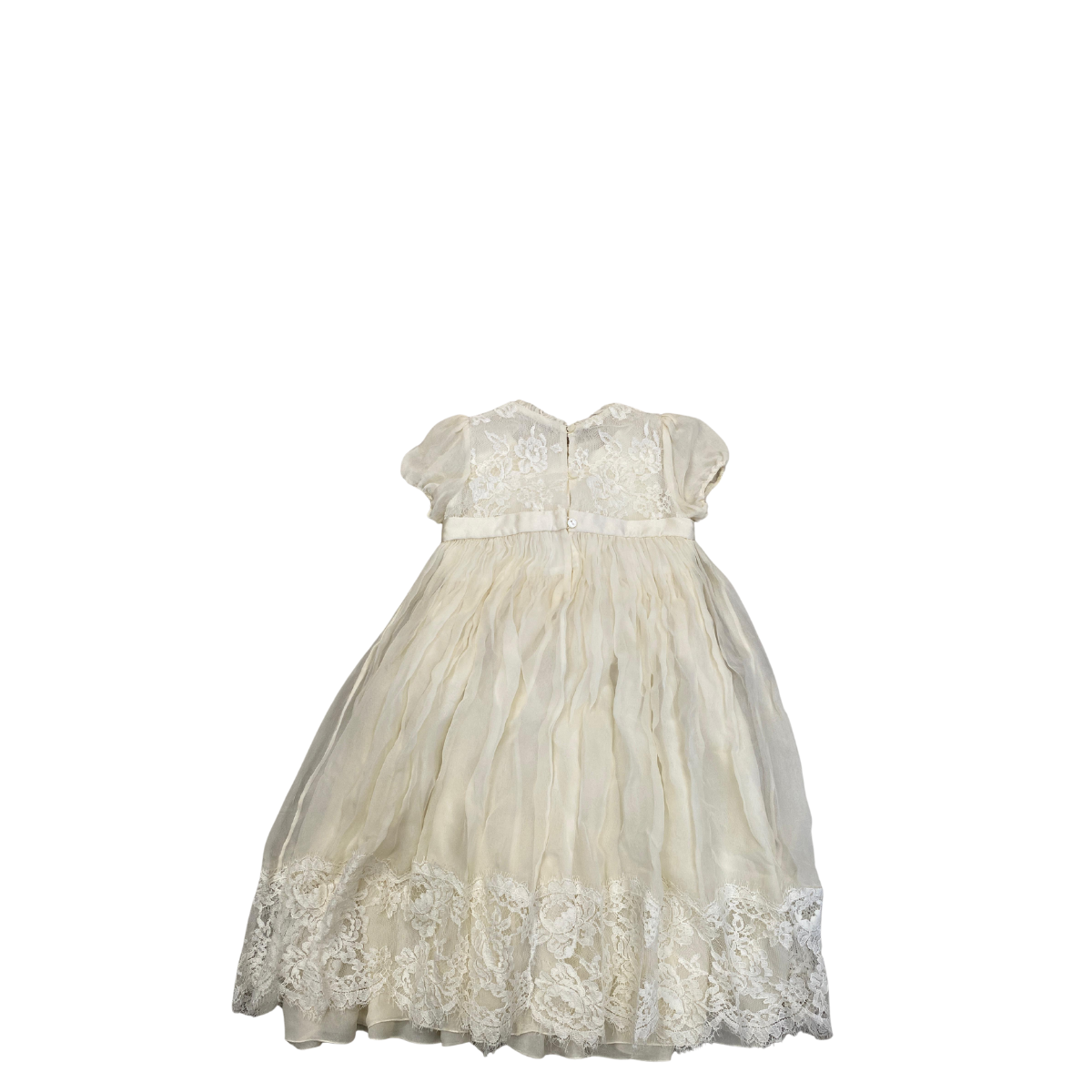 Vestido Dolce & Gabbana Infantil Creme Renda TAM. 0-3 MESES BR