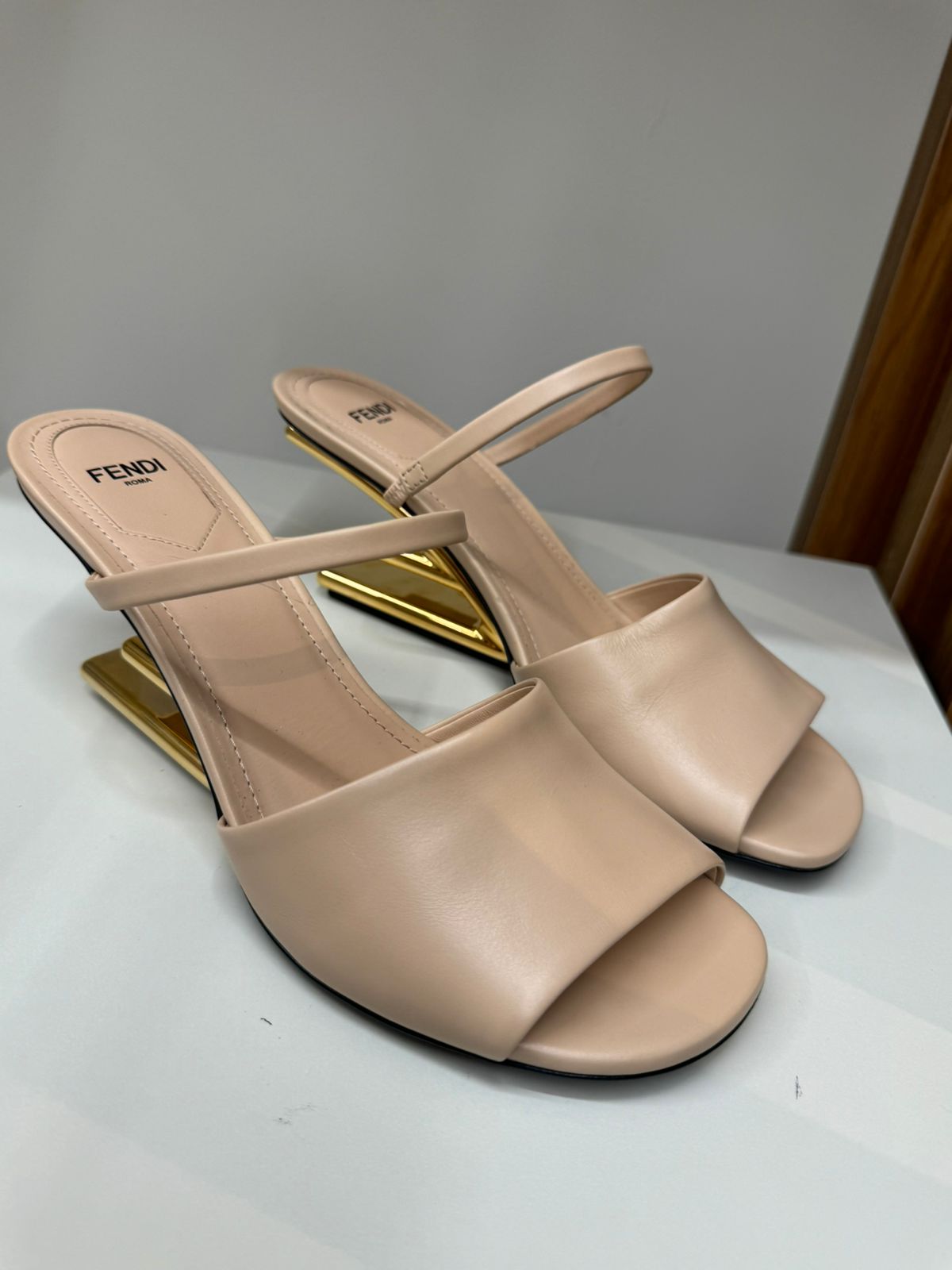 Fendi FF buckle mule 37 popular