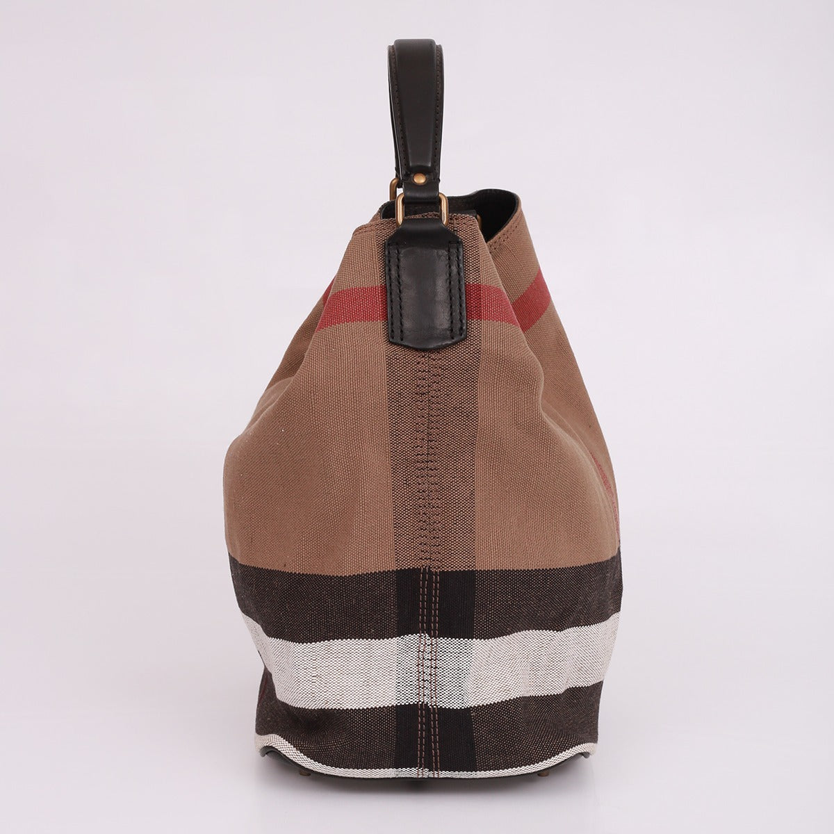 Bolsa Burberry Susanna Bucket Canvas Check