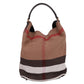 Bolsa Burberry Susanna Bucket Canvas Check