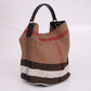 Bolsa Burberry Susanna Bucket Canvas Check