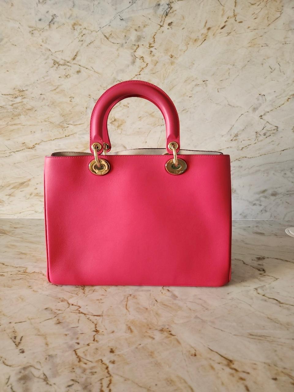 Bolsa Diorissima Christian Dior Rosa