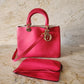 Bolsa Diorissima Christian Dior Rosa