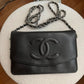 Bolsa Chanel TIMELESS CC WALLET ON CHAIN Café